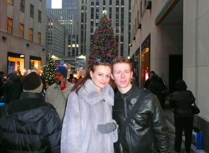 A few Christmases ago, in New York. 