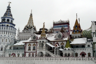 The many towers of the Izmailovo Kremlin