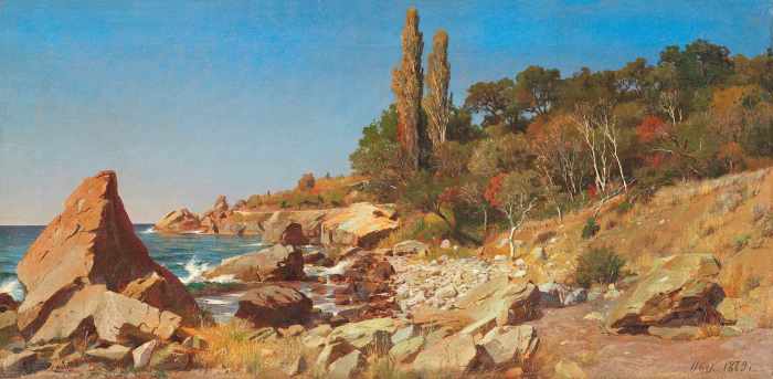  Vladimir Orlovskiy , Sunny day. Sea coast. Crimea.