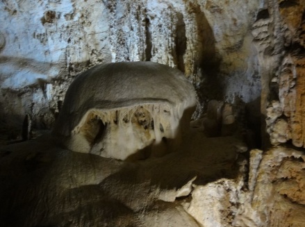 Emine-Bayir-Hasar caves. A jelly fish stalagmite?